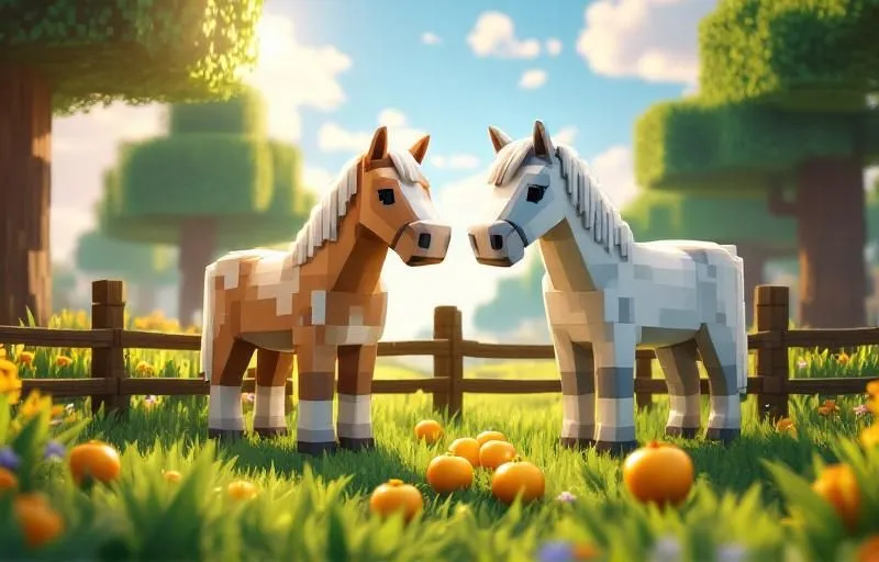 Jak rozmnożyć konie w Minecraft – praktyczny przewodnik dla graczy