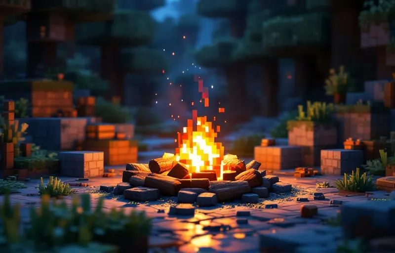 Jak zrobić ognisko w Minecraft – kompletny przewodnik 2025