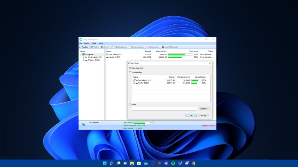 Przejrzystość i funkcjonalność: na to można liczyć z darmowym programem do sprawdzania dysku Glary Disk Explorer