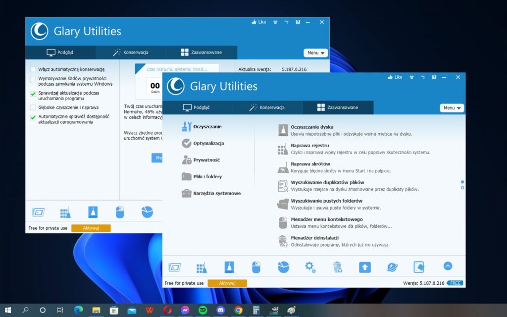 Glary Utilities: darmowe, rozbudowane narzędzie do optymalizacji pracy komputera