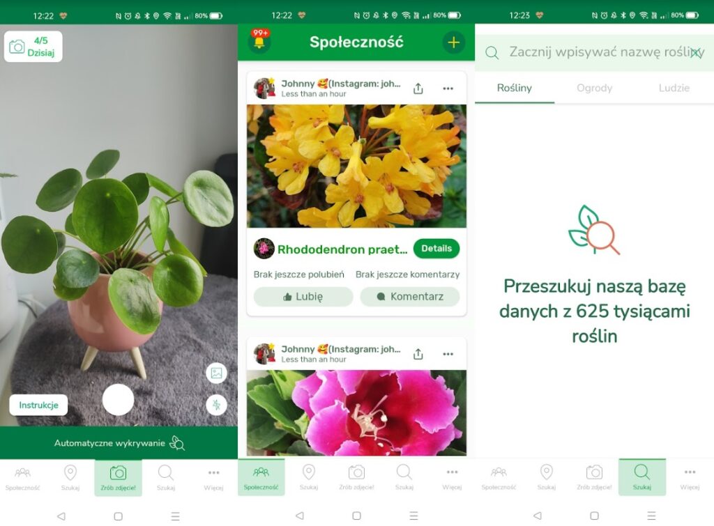 PlantSnap – aplikacja do rozpoznawania roślin z ogromną bazą danych