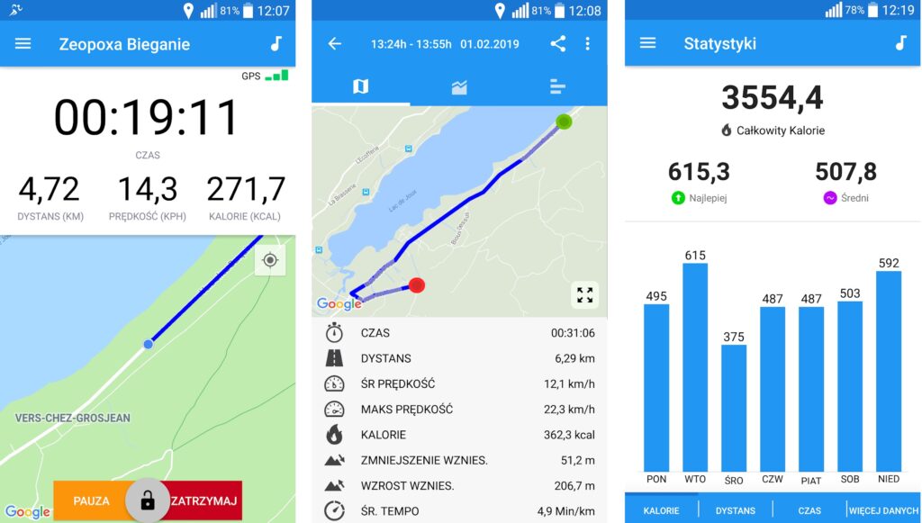 Zeopoxa – darmowa aplikacja do biegania na system Android