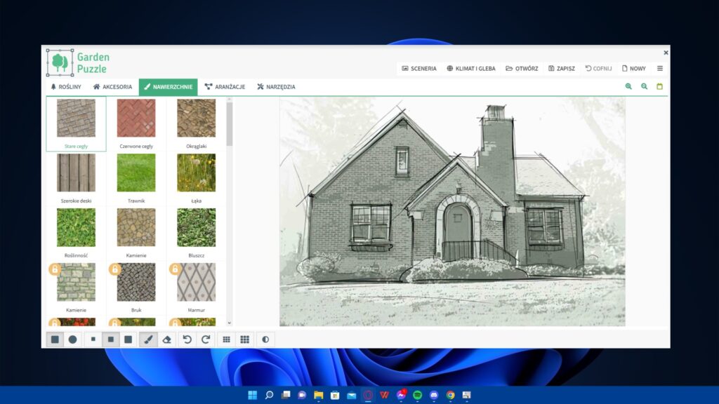Darmowe narzędzie do projektowania ogrodu GardenPuzzle