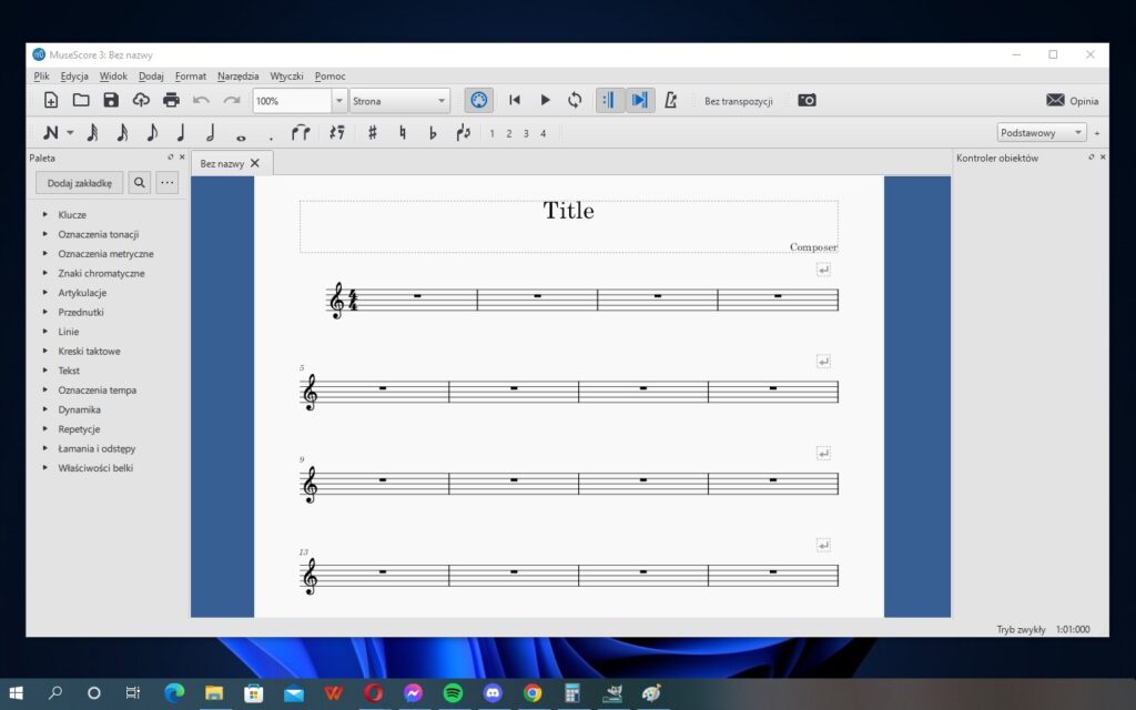 Bezpłatny program do tworzenia muzyki skierowany do kompozytorów: MuseScore
