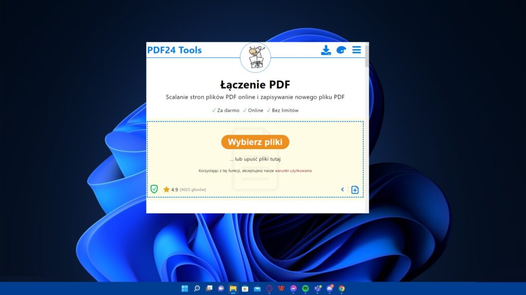 PDF24 to darmowe narzędzie online do obsługi PDF-ów dostępne za darmo