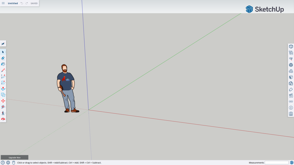 SketchUp jest dostępny zarówno w wersji standardowej, jak i za darmo w formie aplikacji webowej