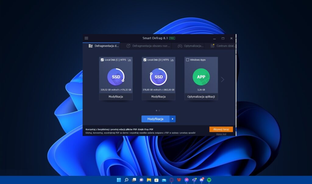 IOBit Smart Defrag – darmowy, łatwy w obsłudze defragmentator dysków