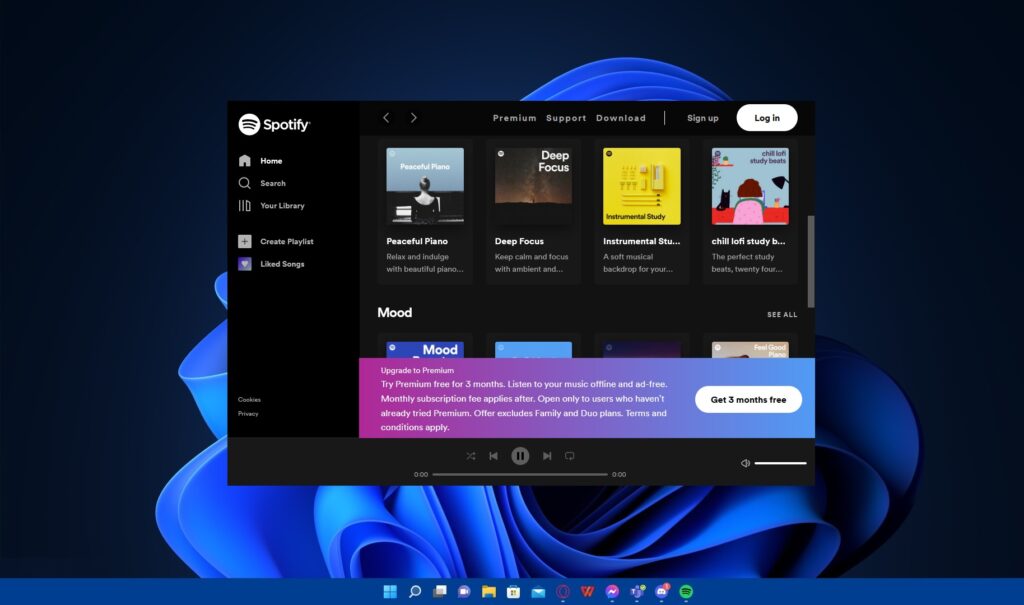 Spotify jest dostępne za darmo z reklamami