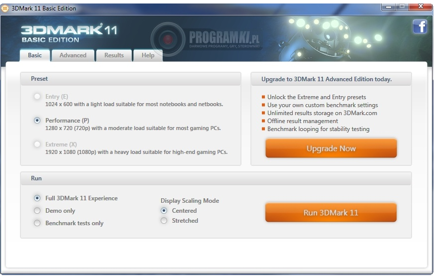 3DMark 11 Basic Edition Build – Narzędzie do testowania wydajności komputera w grach