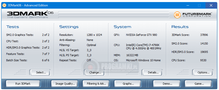 3DMark06 Advanced Edition Build – Program do testowania wydajności komputera w aplikacjach 3D