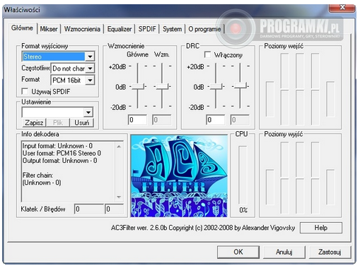 AC3Filter – Darmowy filtr DirectShow do dekodowania dźwięku