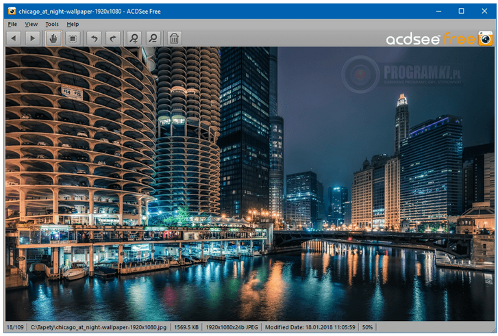 ACDSee Free – Darmowa przeglądarka plików graficznych