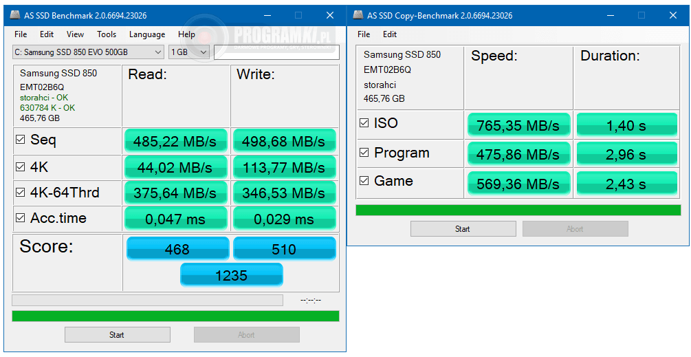 AS SSD Benchmark – Narzędzie do testowania wydajności dysków SSD