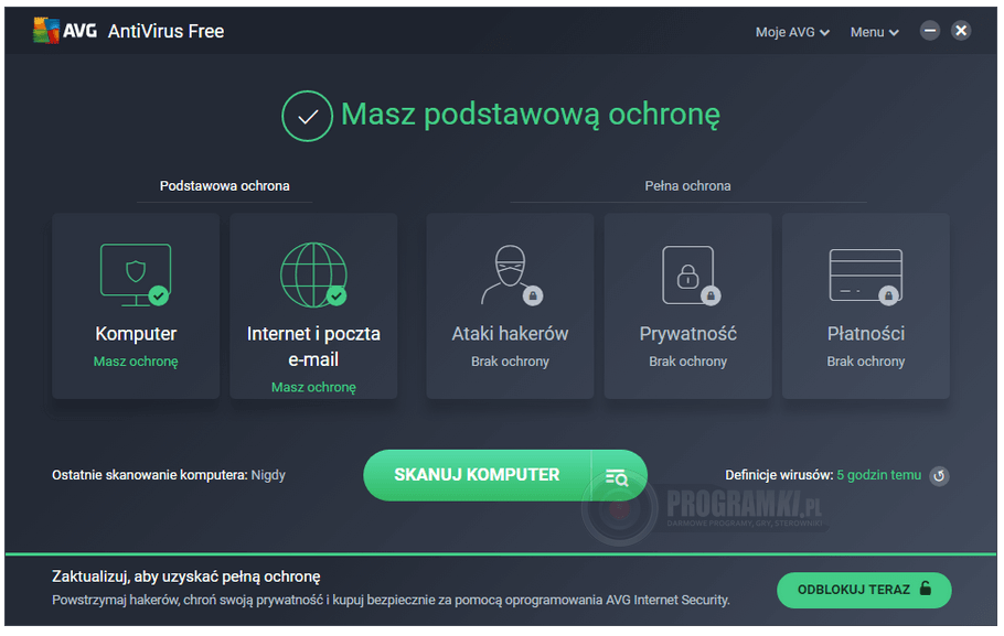 AVG AntiVirus Free – Darmowy program antywirusowy dla Twojego komputera