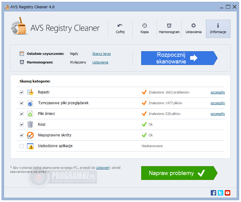 AVS Registry Cleaner – Narzędzie do optymalizacji systemu poprzez czyszczenie rejestru