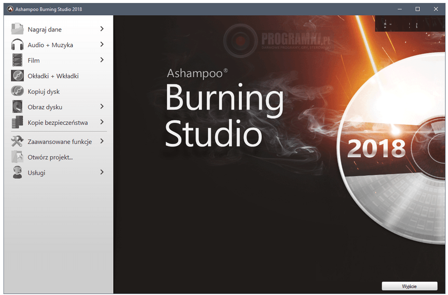 Ashampoo Burning Studio – Program do nagrywania płyt CD/DVD/BD