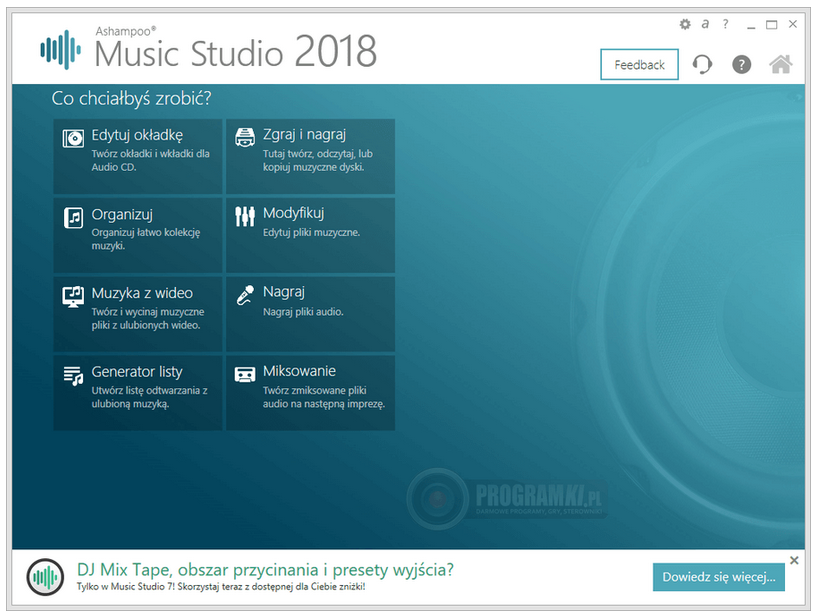 Ashampoo Music Studio – Kompleksowy program do obróbki plików muzycznych