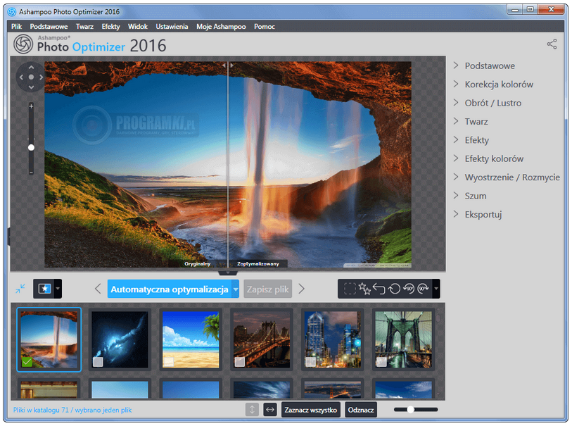 Ashampoo Photo Optimizer – Narzędzie do optymalizacji i edycji zdjęć