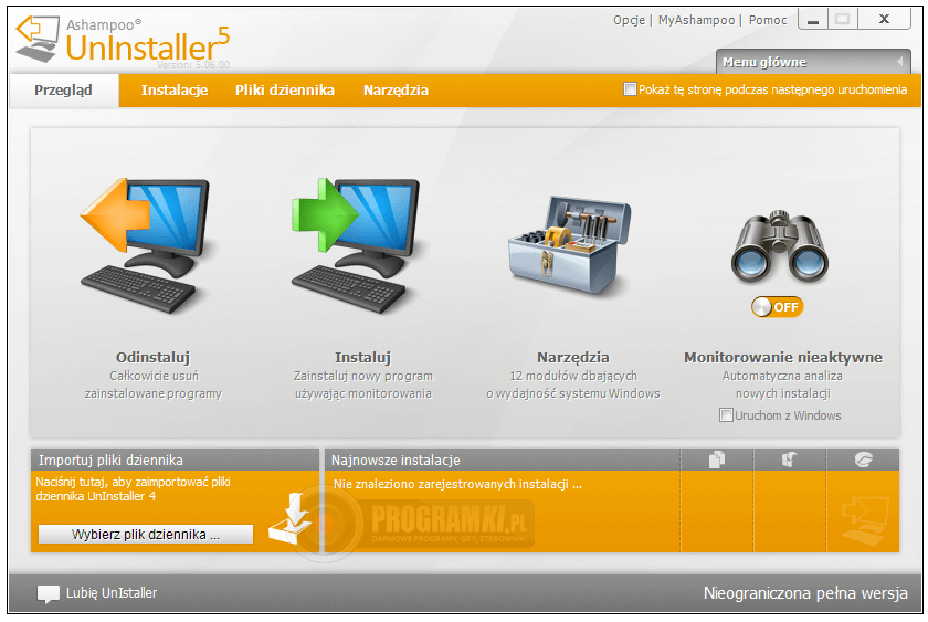 Ashampoo UnInstaller – Narzędzie do dokładnego usuwania aplikacji z systemu Windows