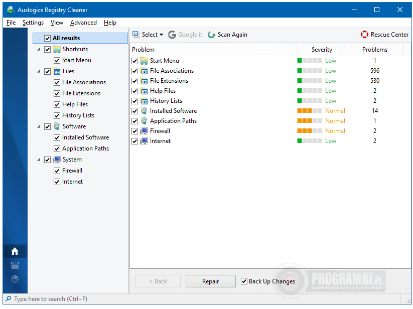 Auslogics Registry Cleaner – Narzędzie do optymalizacji rejestru systemu Windows