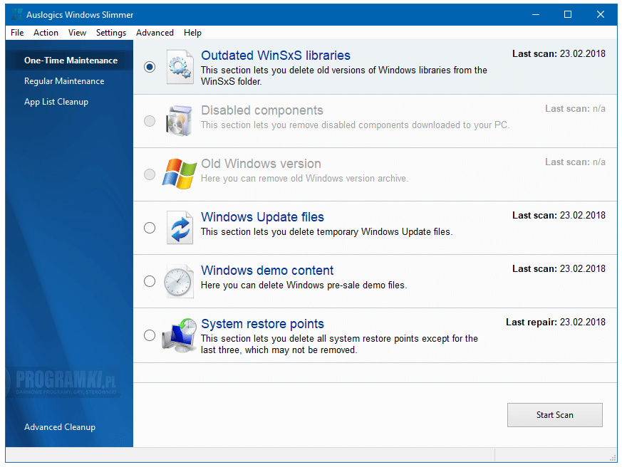 Auslogics Windows Slimmer – Darmowe narzędzie do odchudzania systemu Windows