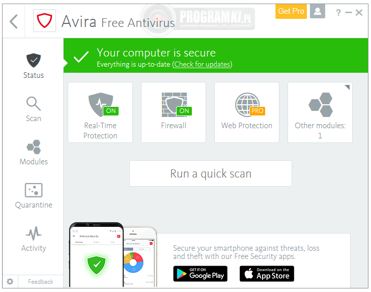 Avira Free Antivirus – Program antywirusowy dla systemu Windows