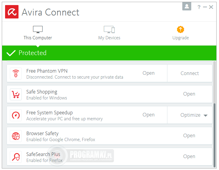 Avira Free Security Suite – Darmowy pakiet z antywirusem, VPN, optymalizatorem i aktualizatorem oprogramowania