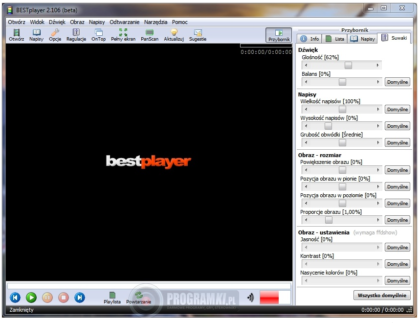 BESTplayer – Odtwarzacz filmów z napisami i automatycznym pobieraniem