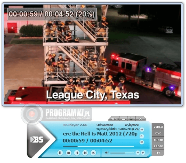 BS.Player FREE – Darmowy odtwarzacz plików multimedialnych z opcją odtwarzania z YouTube i internetowego radia