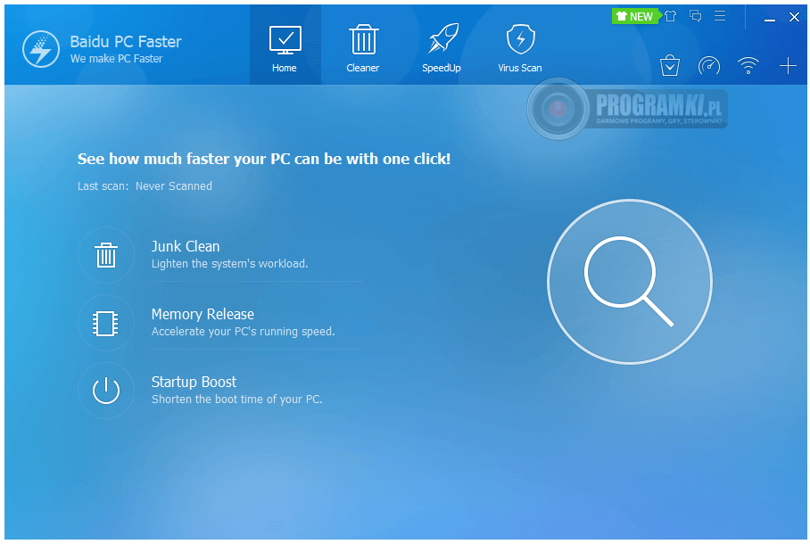 Baidu PC Faster – Program do usprawnienia pracy systemu Windows