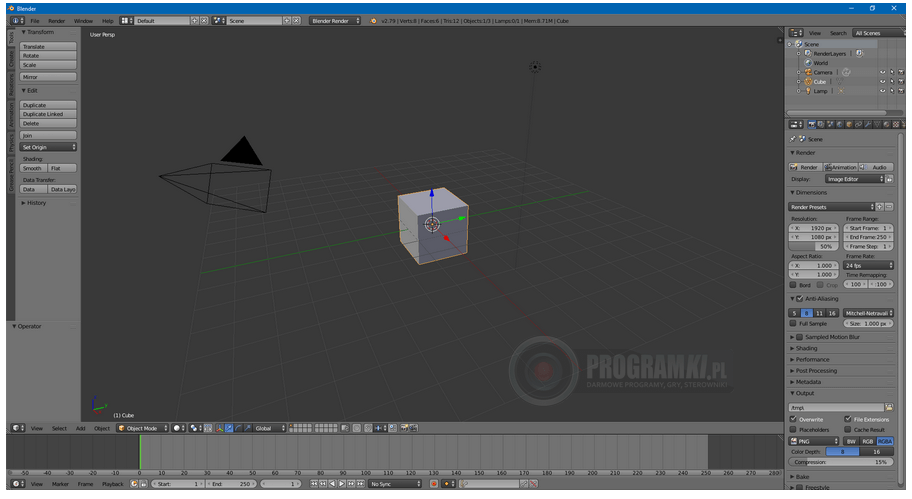 Blender – Program do tworzenia grafiki trójwymiarowej