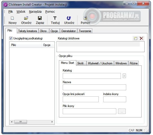 Clickteam Install Creator – Narzędzie do tworzenia instalatorów aplikacji