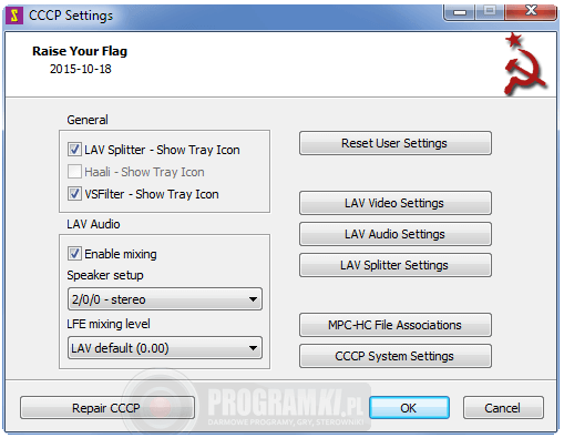 Combined Community Codec Pack (CCCP) – Odtwarzacz multimedialny z zestawem filtrów do filmów