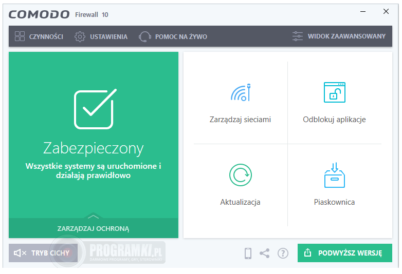 Comodo Firewall – Program do zabezpieczania systemu przed atakami z sieci