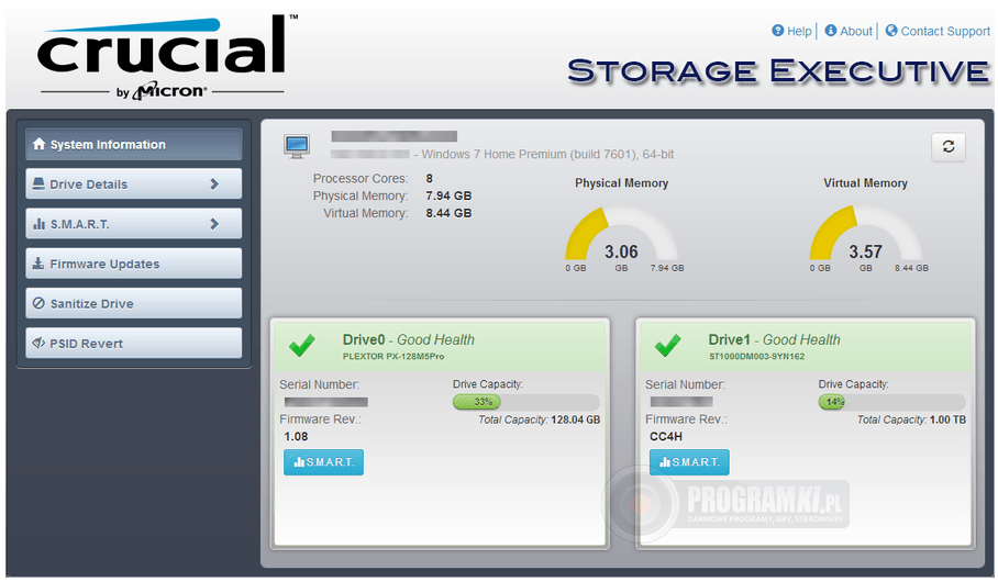Crucial Storage Executive – Narzędzie do optymalizacji i monitorowania dysków SSD Crucial