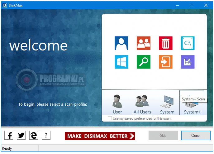 DiskMax – Program do czyszczenia plików tymczasowych i przyspieszenia systemu Windows