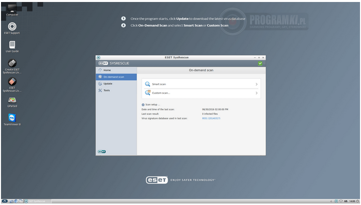 ESET SysRescue Live – Narzędzie do usuwania złośliwego oprogramowania z komputera