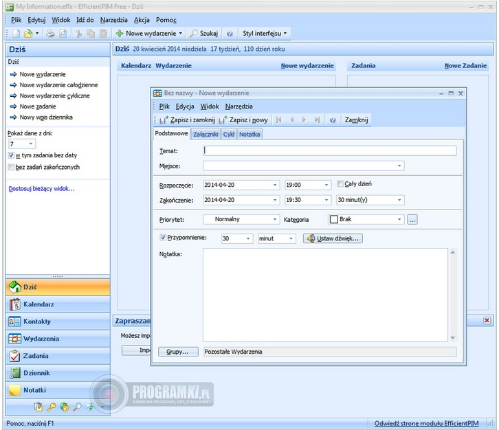 EfficientPIM Free – Program do organizowania czasu