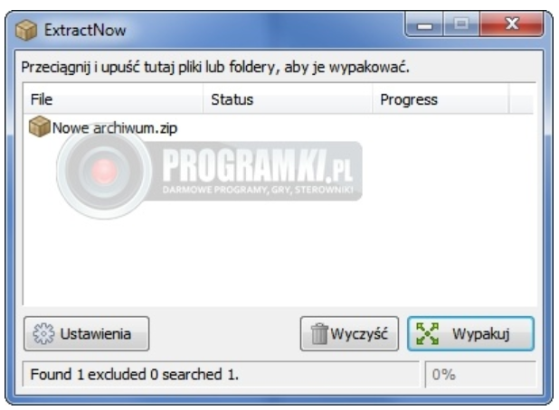 ExtractNow – Program do łatwej obsługi archiwów ZIP, RAR, ISO i wielu innych