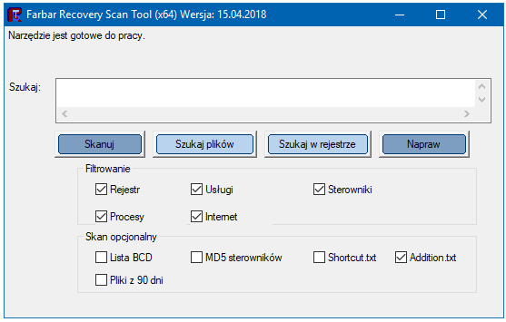 Farbar Recovery Scan Tool (FRST) – narzędzie do usuwania problemów związanych z złośliwym oprogramowaniem