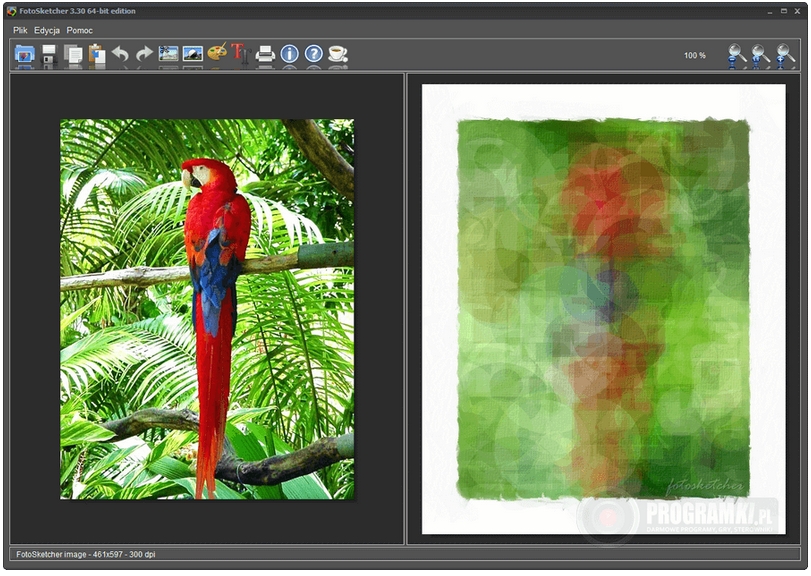 FotoSketcher – Program do tworzenia ręcznie malowanych i narysowanych zdjęć