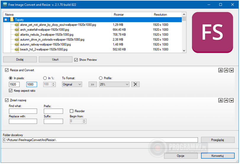 Free Image Convert and Resize – Szybka i wygodna konwersja plików graficznych