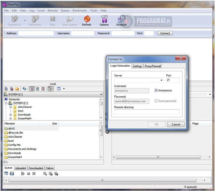 Fresh FTP – Program do łączenia z serwerami FTP i przesyłania plików