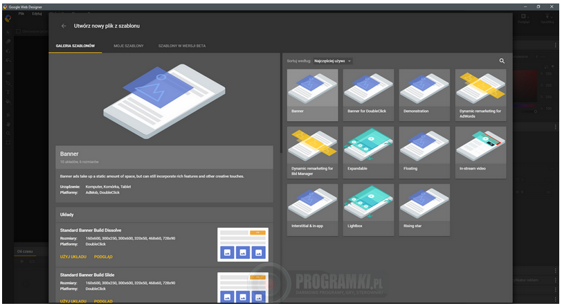 Google Web Designer – Tworzenie grafiki i banerów reklamowych w HTML5 i CSS3