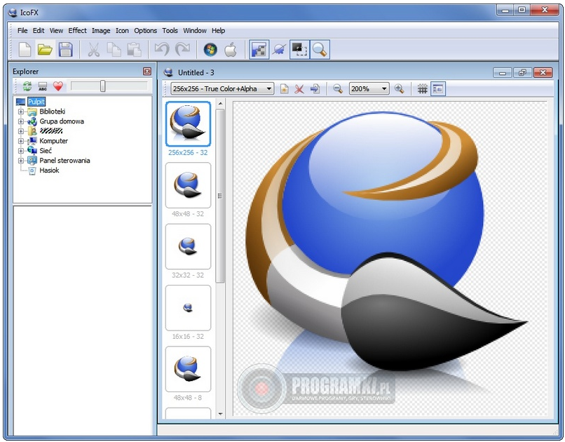 IcoFX – Darmowy program do edycji ikon