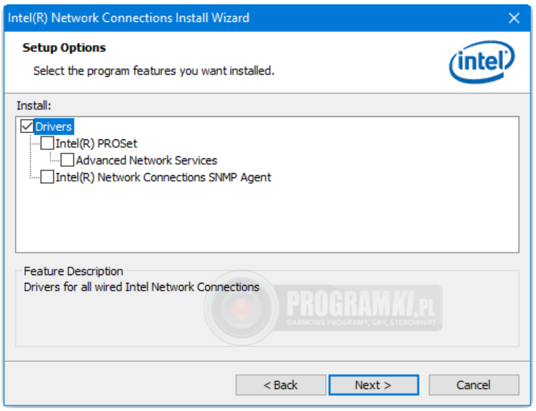 Intel Network Adapter Driver – Sterownik do układów sieciowych z chipsetami Intel