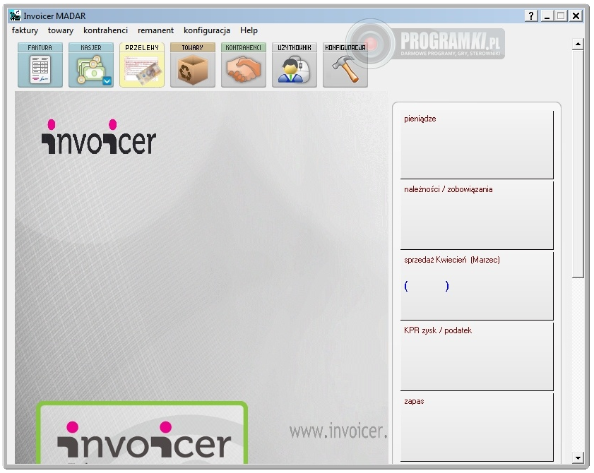 Invoicer – Aplikacja do wystawiania faktur VAT i drukowania rejestrów