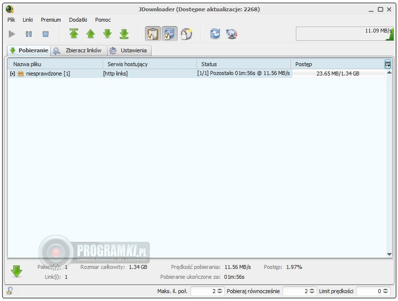 JDownloader – Wszechstronny program do pobierania plików z różnych serwerów