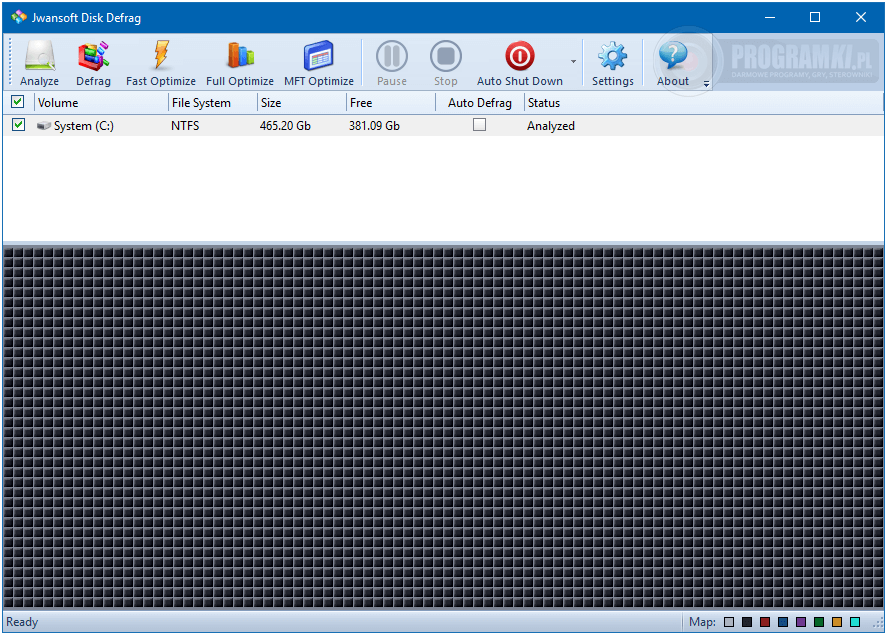Jwansoft Disk Defrag – Program do defragmentacji dysków twardych