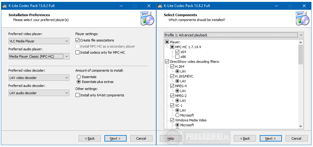 K-Lite Codec Pack – Zestaw kodeków i filtrów dla systemu Windows